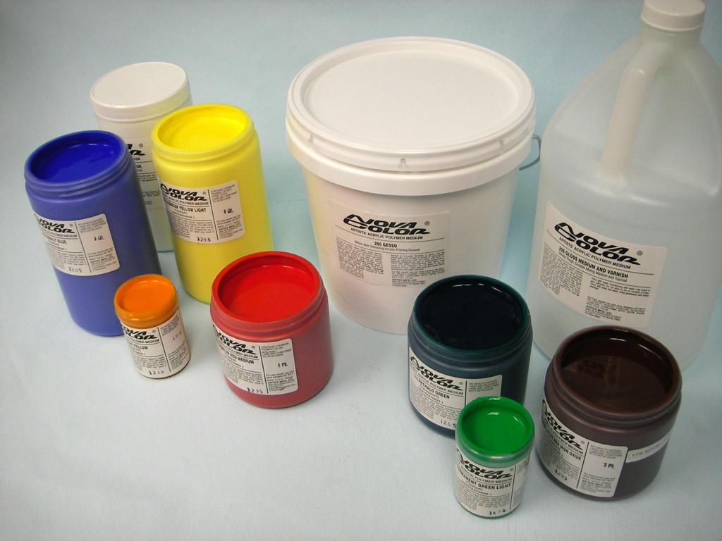Nova Color Artists' Acrylic Paint Culver City CA 90232 3102046900